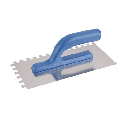 FESTA rozsdamentes fogazott simító, 280×130 mm, E10-es fogazat