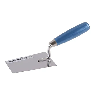 FESTA rozsdamentes kőműveskanál fa nyéllel, 120×80 mm