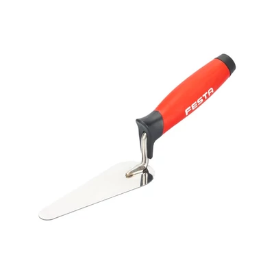 FESTA rozsdamentes „macskanyelv” kanál gumírozott nyéllel, 140 mm