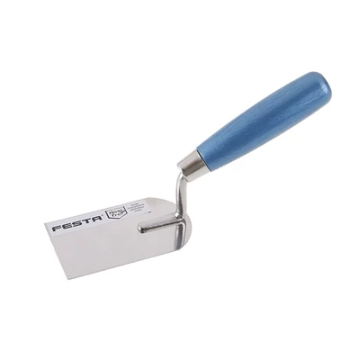 FESTA rozsdamentes gipszelőkanál fa nyéllel, 60 mm