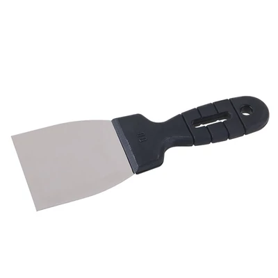 Spatula rozsdamentes acél kaparó PVC nyél 80mm