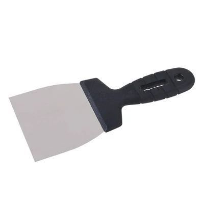 Spatula rozsdamentes acél kaparó PVC nyél 100mm