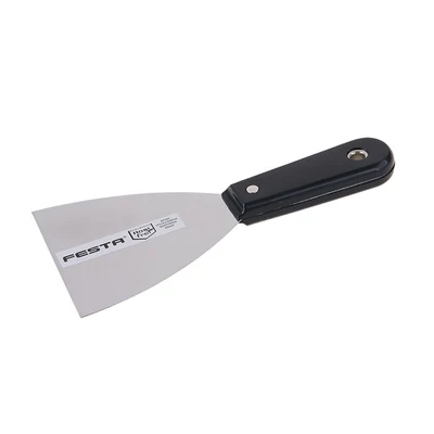 Spatula rozsdamentes acél FESTA műanyag. nyél 100mm
