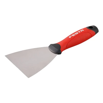 Spatula rozsdamentes acél FESTA gumi nyél 100mm