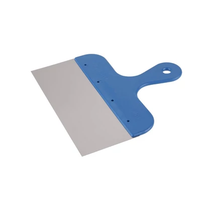 Simító rozsdamentes acél homlokzat műanyag nyél 250 mm