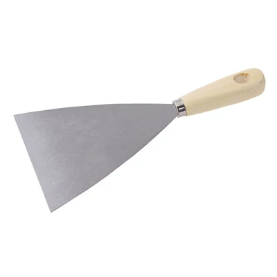 Spatula acél, fa nyéllel, WESTBERG 125 mm