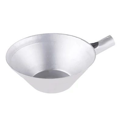 Kőműves acél merőkanál, 235 mm, hüvelyes