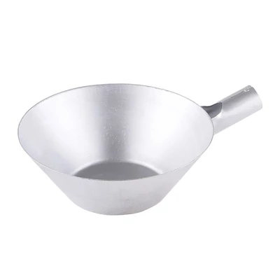 Kőműves acél merőkanál, 215 mm, hüvelyes