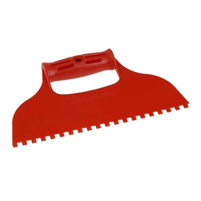 Műanyag spatula, fogazott 6x6 mm