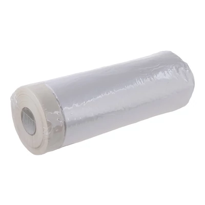 Öntapadós maszkolószalag fóliával, 140 cm x 30 m