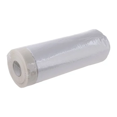 Öntapadós maszkolószalag fóliával, 180 cm x 15 m