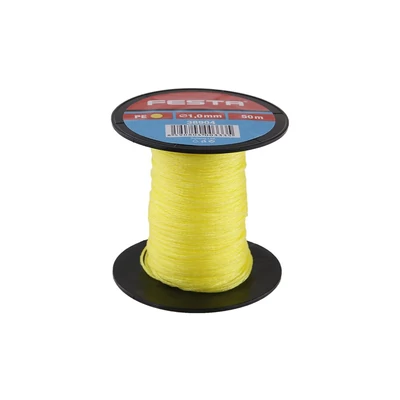 Kőműves zsinór FESTA 1mm 50m sárga