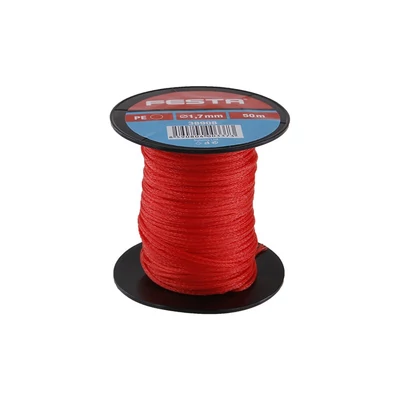 Kőműves zsinór FESTA 1,7mm 50m piros