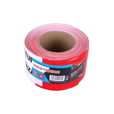 Figyelmeztető szalag 80 mm x 250 m TILOS A BELÉPÉS