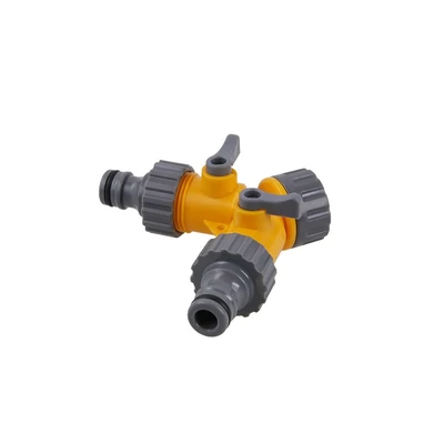 ROSA elosztó 3/4"-os szelepekkel 2 gyorscsatlakozóhoz