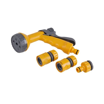 ROSA készlet: 6 funkciós pisztoly, gyorscsatlakozók, adapter