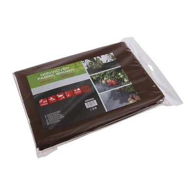 Nem szőtt takaróanyag 1,6 × 5 m barna 50 g/m²