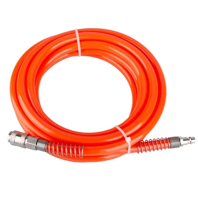 Spirál légcső gyorscsatlakozókkal 10 mm x 5 m 8 atm
