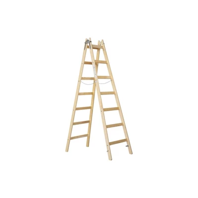 Sprossenstehleiter Holz, 2x7 Sprossen, L=2,14m
