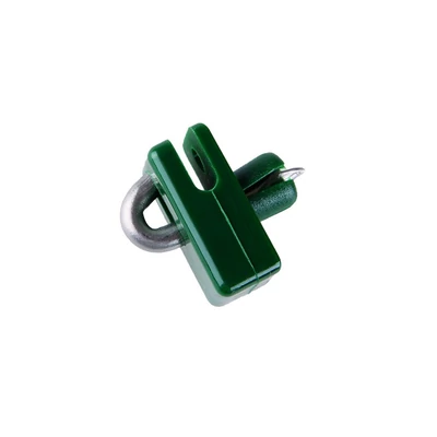 Drótfogó zöld, rozsdamentes acél heggyel