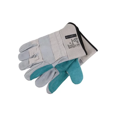 Bőr védőkesztyű, erősített, bélelt, 10.5-ös méret