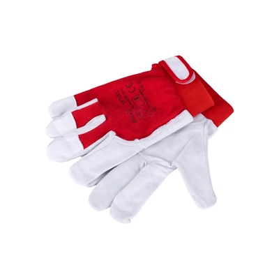 Szerelőkesztyű 11" – pamut/kecskebőr