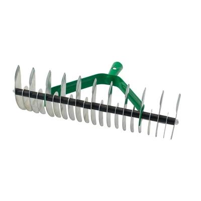 Kétoldalas gyepszellőztető gereblye 11/21 fogú