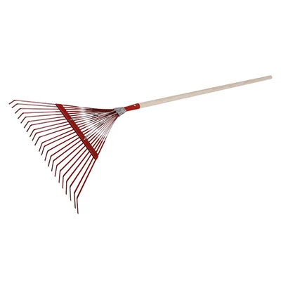 Fémlamellás gereblye 56 cm 22 fogú, 160 cm-es nyéllel