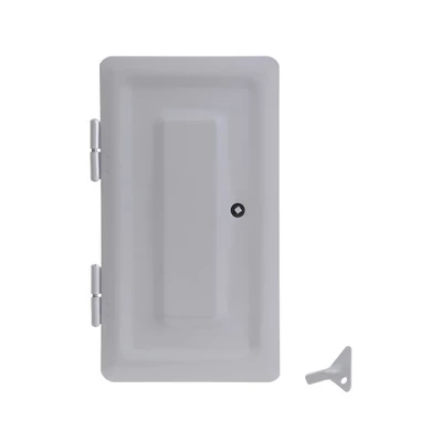 Kéményajtó, szürke színű, KOMAX