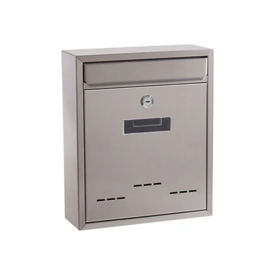 Rozsdamentes acél postaláda, 31×26×9 cm, 973