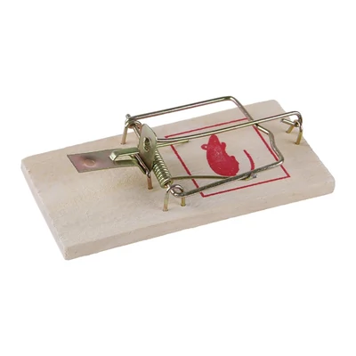 Fa egércsapda, 90×45 mm, 2 db