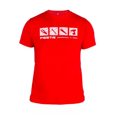 FESTA advertising T-shirt, white, size L