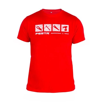 FESTA advertising T-shirt, white, size XXL