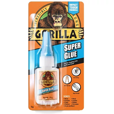 Gorilla Super Glue pillanatragasztó 15g
