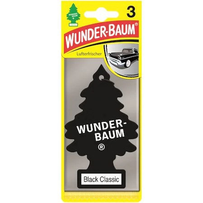 Wunderbaum Black Classic 3darab/csomag 