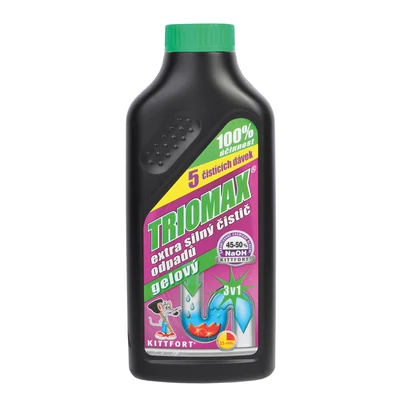 Kittfort Triomax lefolyótisztító gél, 500 ml