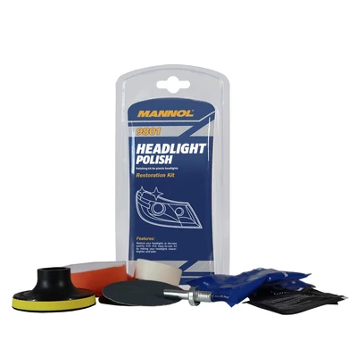 MANNOL Fényszóró polírozó szett