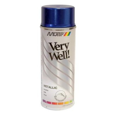 Motip - Metál kék festék spray, 400 ml