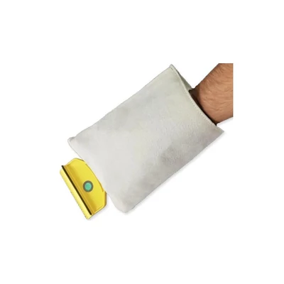 Bőrkesztyűs prémium jégkaparó