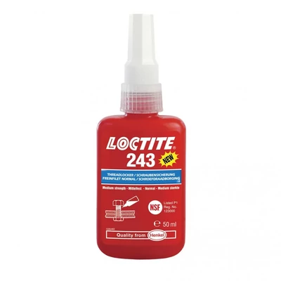Loctite 243 - közepes szilárdságú csavarrögzítő 50ml