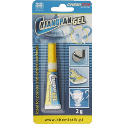 Chemistik - Cyjanopan pillanatragasztó GÉL, 2 g