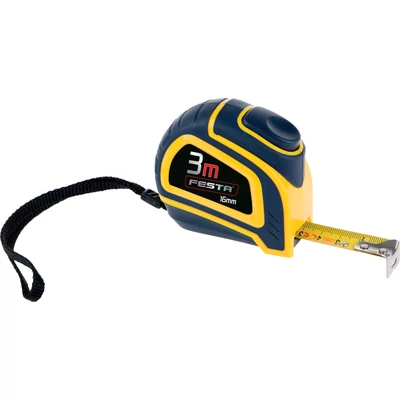 Mérőszalag 3 m. x 16 mm. CE. Class 2.