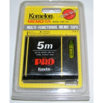 !Mérőszalag  5 m. Komelon!