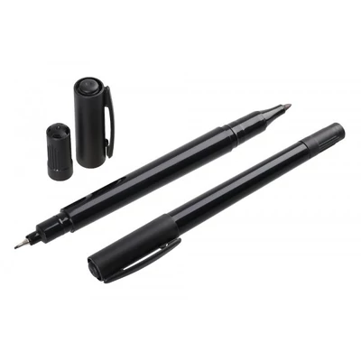 Kéthegyű filc fekete