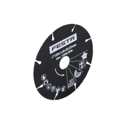 Univerzális vágótárcsa 125x1x22,2mm