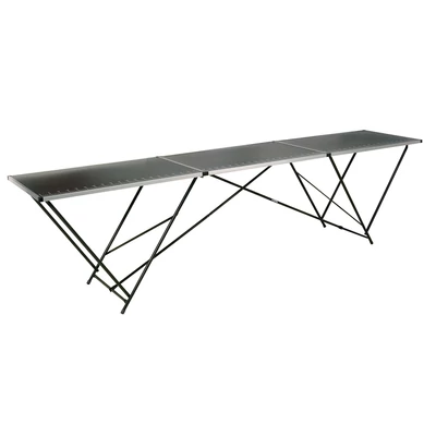 Tapétázó asztal, alu, 2,7 m x 75 cm