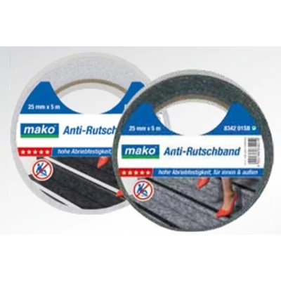 Csuszásgátló szalag, lépcsőre, fehér, 25mm x 5m