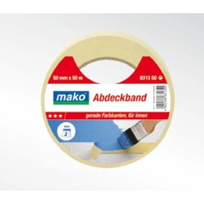 Takarószalag sárga 50 mm x 50 m 80° 60g/m2