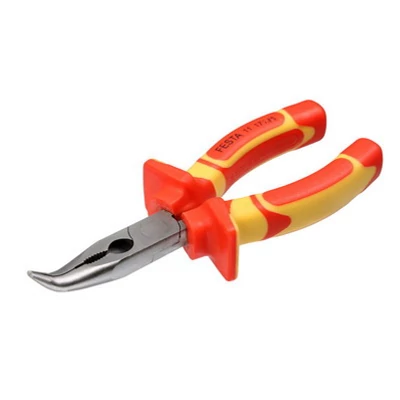 Telefonfogó hajlított 160 mm. Szigetelt VDE