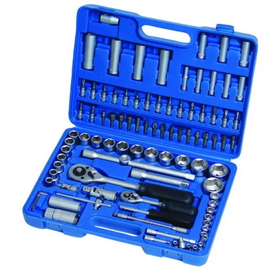 Dugókulcs klt. 94 db. 1/4^ 4-14 + 1/2^ 10-32 + Hoszú + Bit